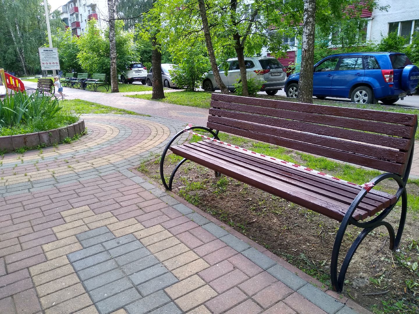 Раменское, благоустройство, скамейки