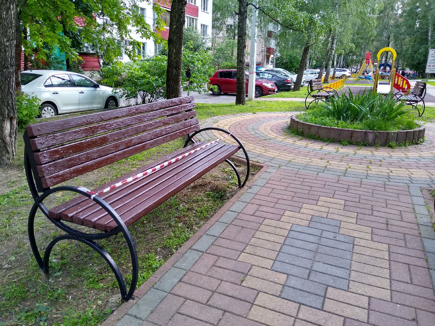 Раменское, благоустройство, скамейки