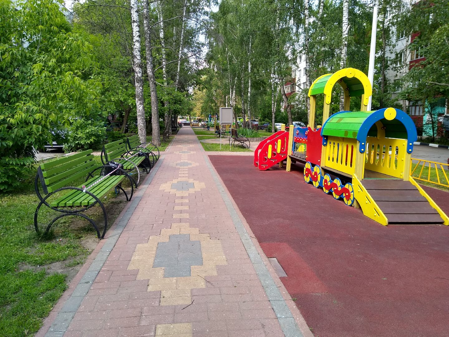 Раменское, благоустройство, скамейки