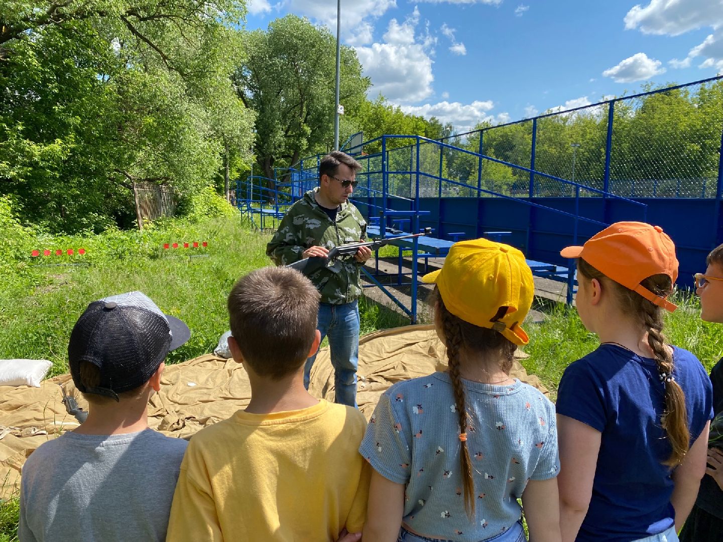 Домодедово, школьный лагерь, учебная тренировка, техника безопасности