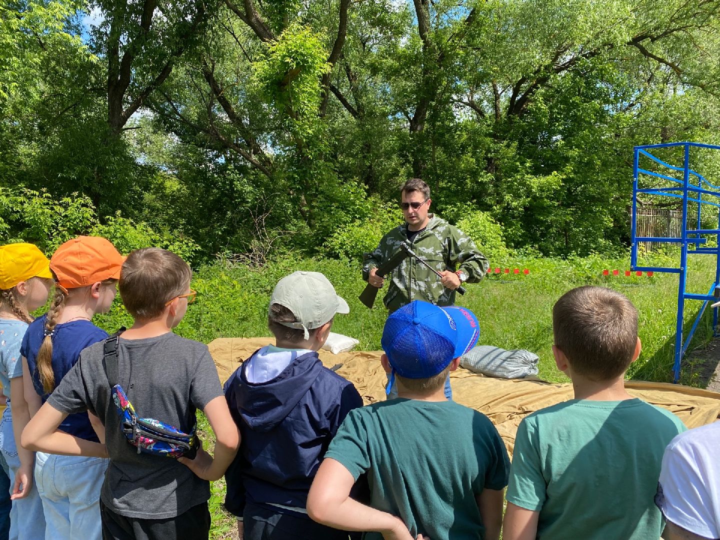 Домодедово, школьный лагерь, учебная тренировка, техника безопасности