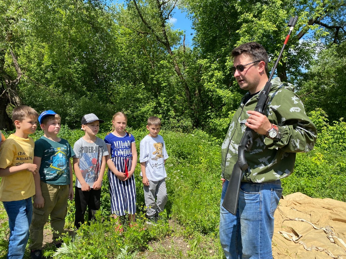 Домодедово, школьный лагерь, учебная тренировка, техника безопасности