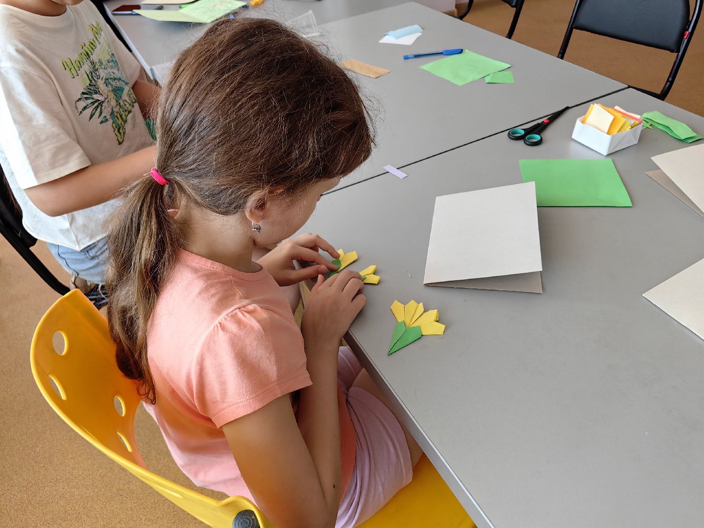 Оригами, бумага, поделки, летний лагерь