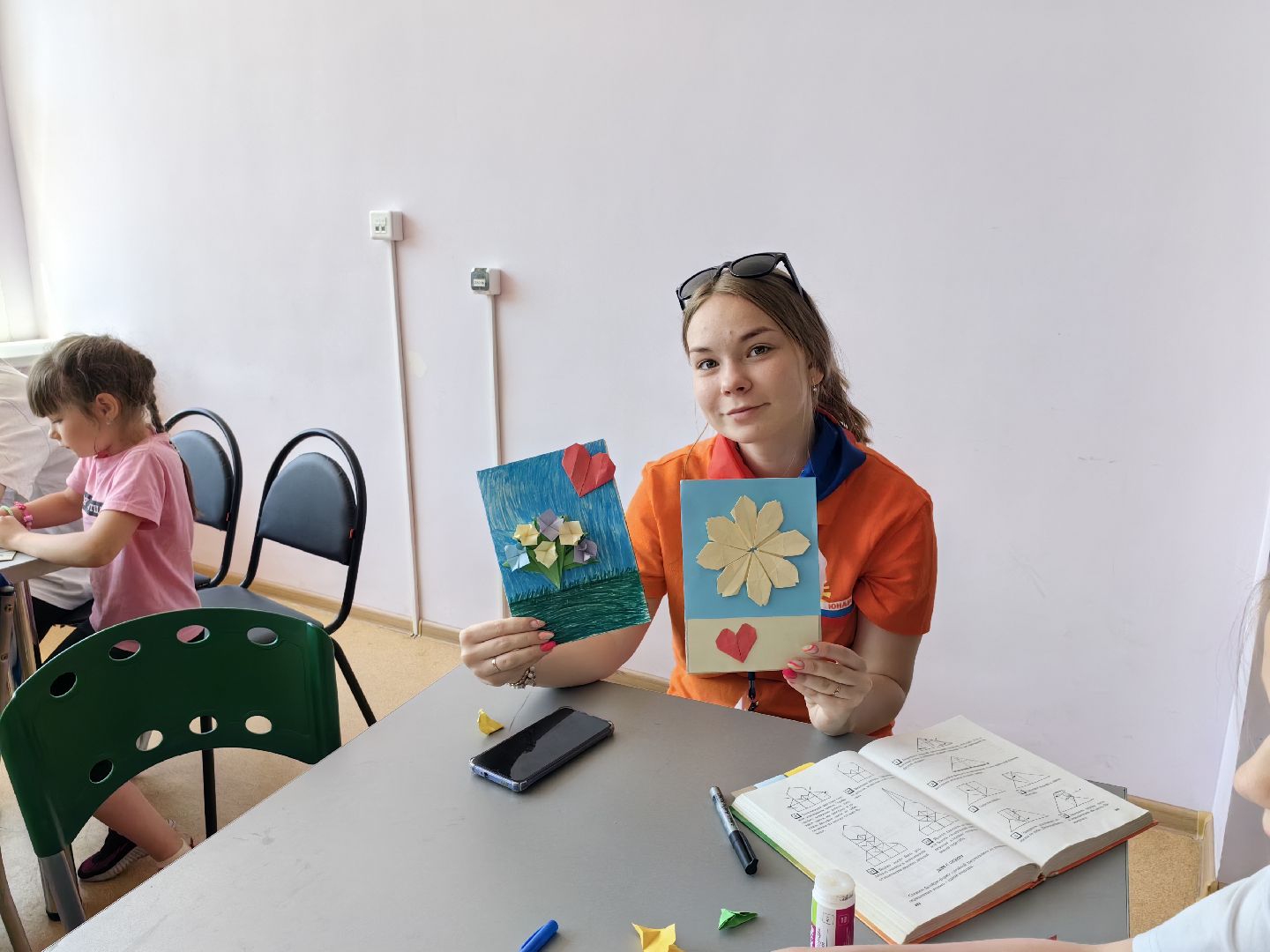 Оригами, бумага, поделки, летний лагерь