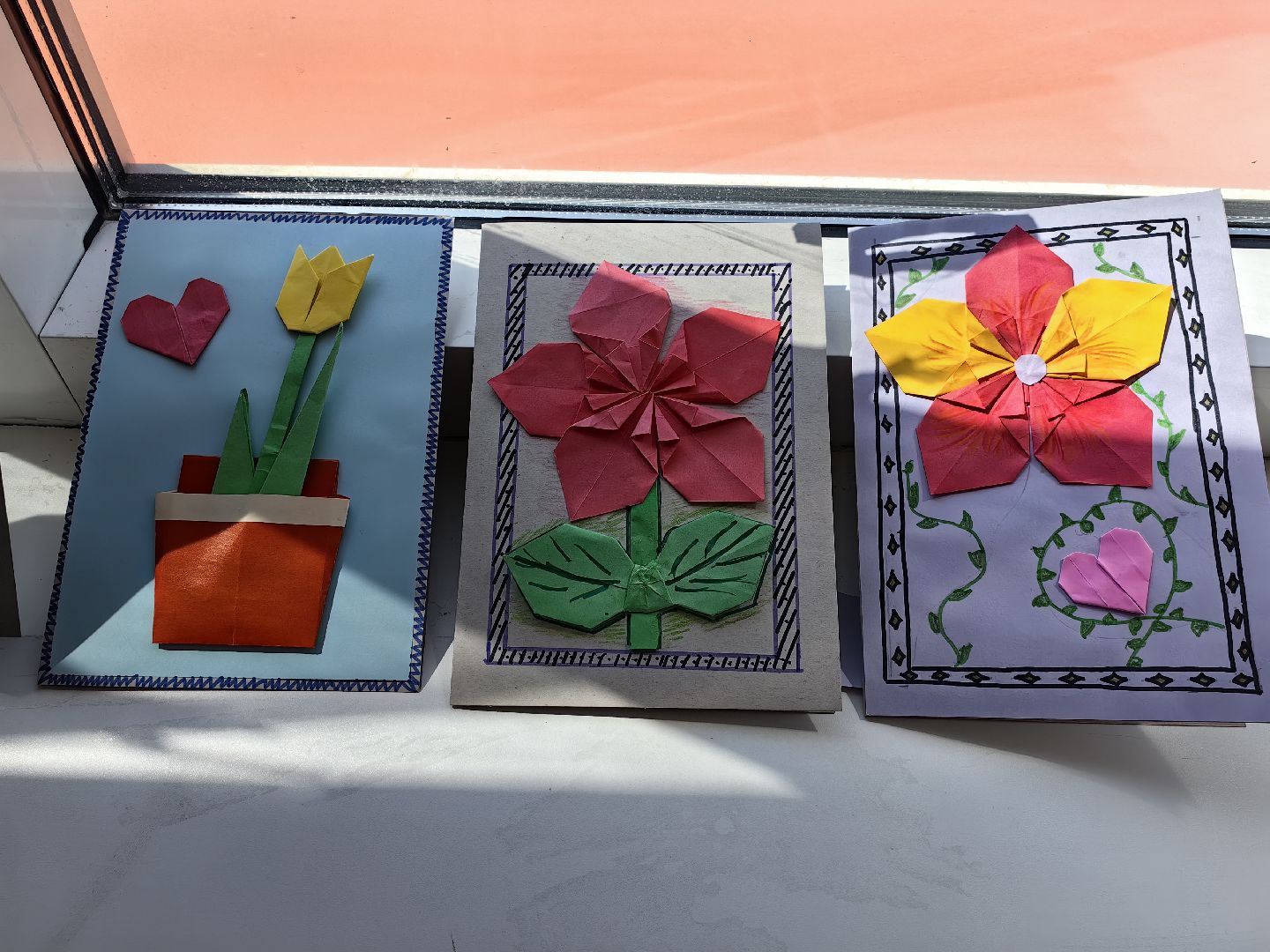 Оригами, бумага, поделки, летний лагерь