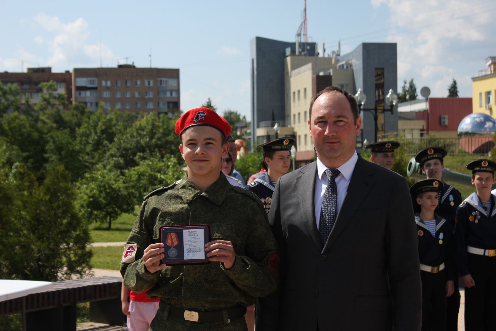 Ступино, Юнармия, День России