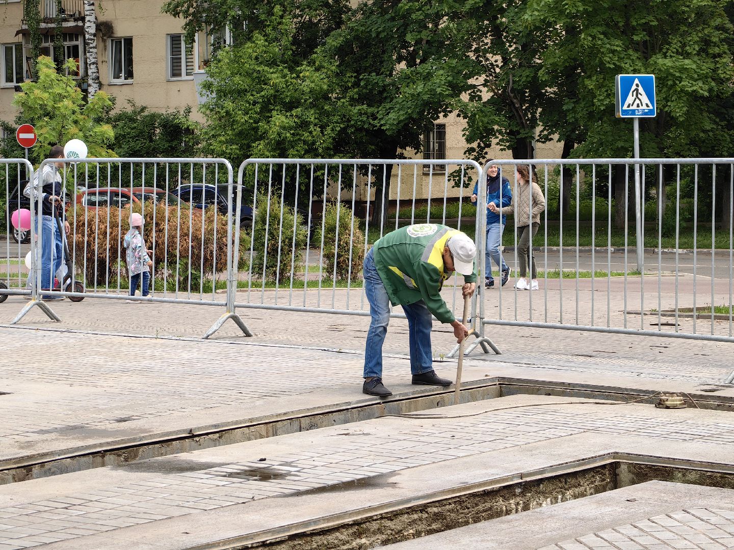 Фонтан, чаша, вода, благоустройство