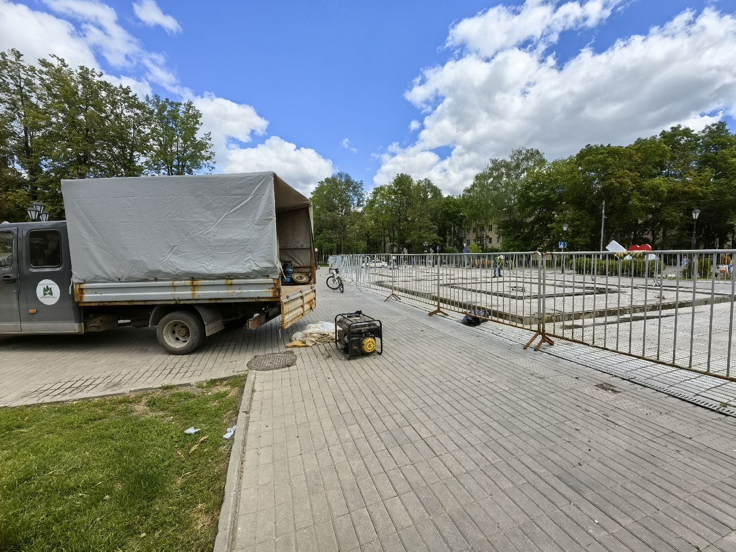 Фонтан, чаша, вода, благоустройство