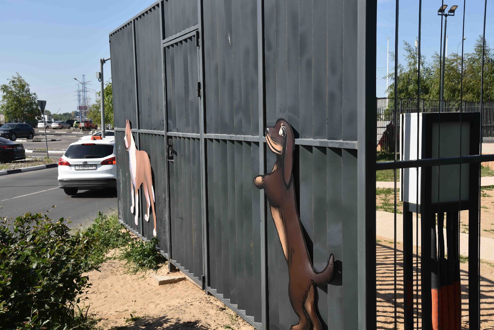 Химки, собаки, граффити