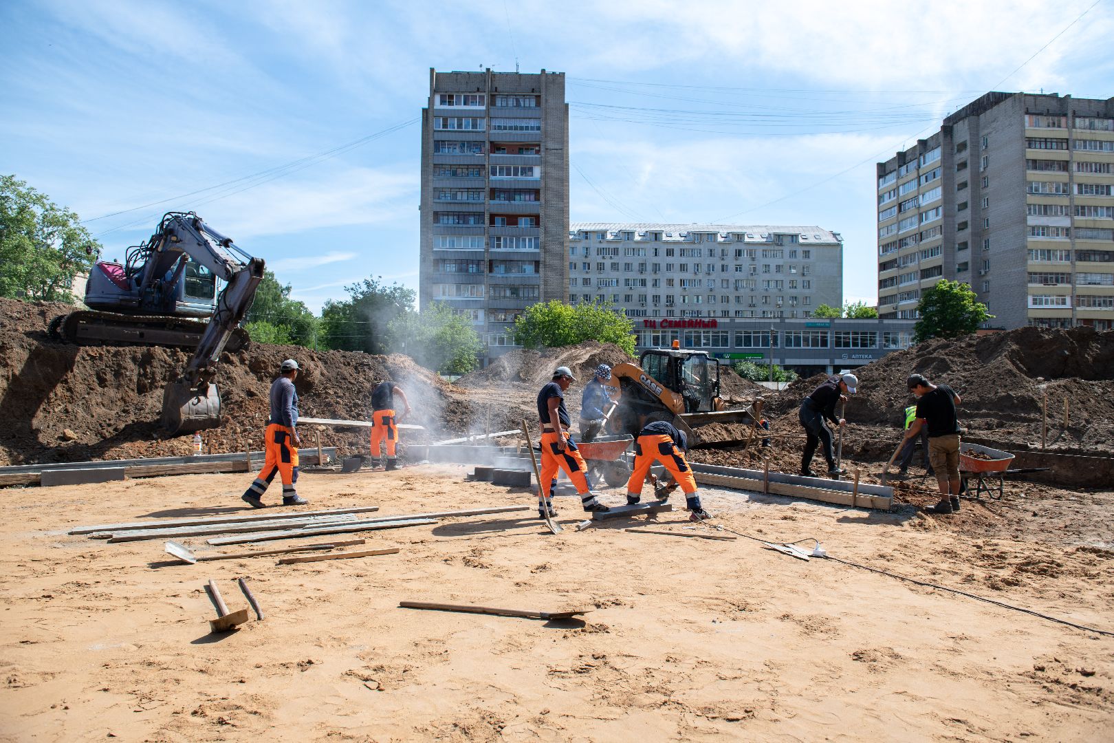 лыткарино, благоустройство, сквер,