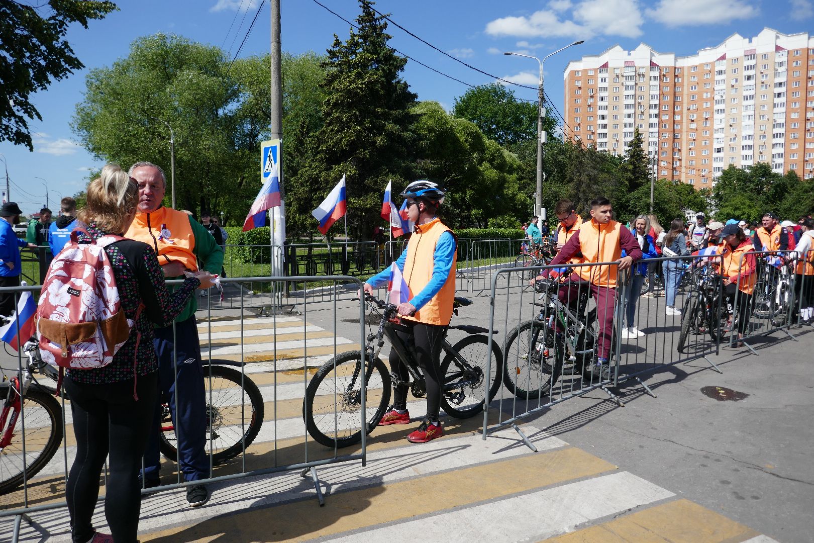 Подольск, Россия, день России, спорт, праздник, патриотизм, велопробег