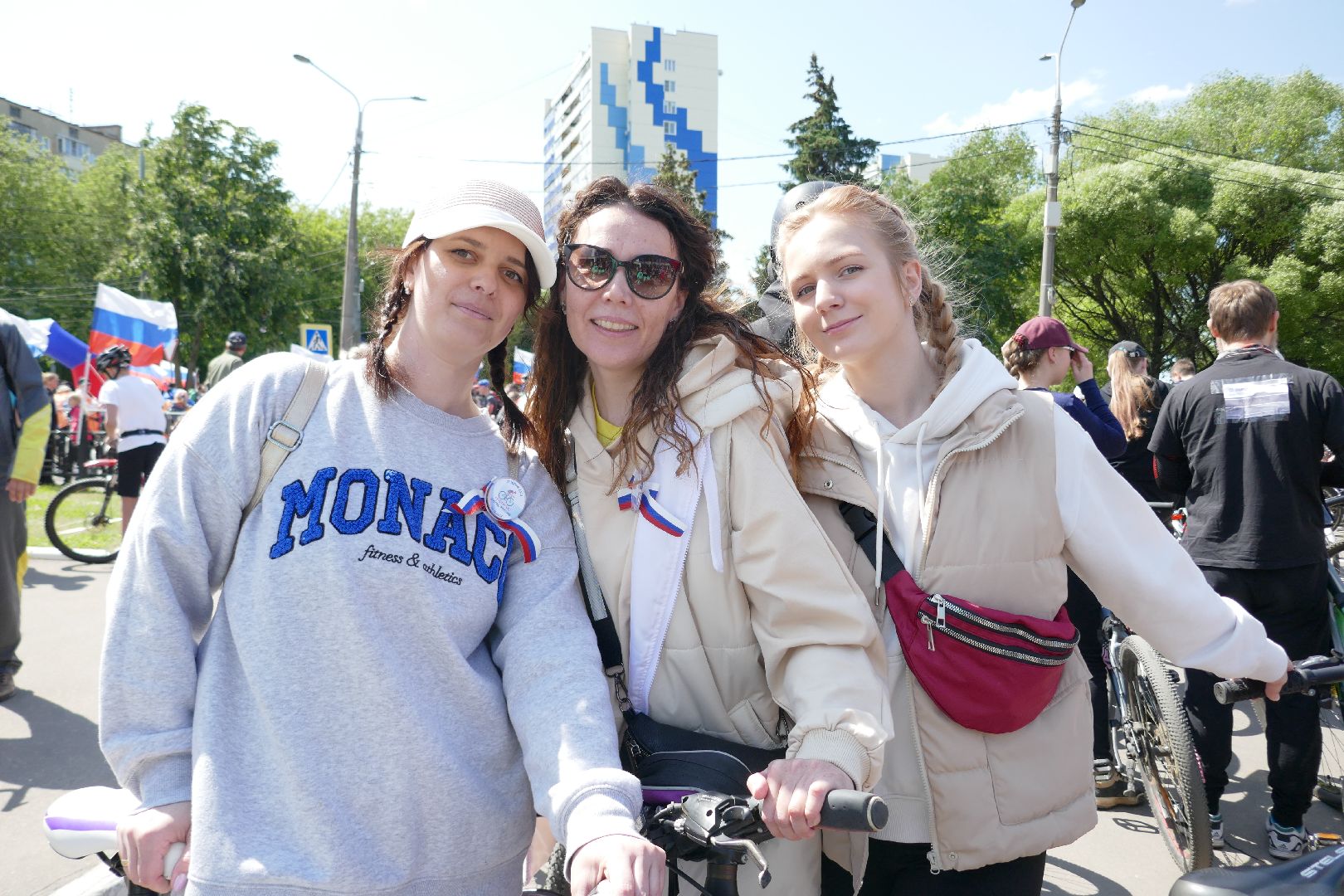 Подольск, Россия, день России, спорт, праздник, патриотизм, велопробег