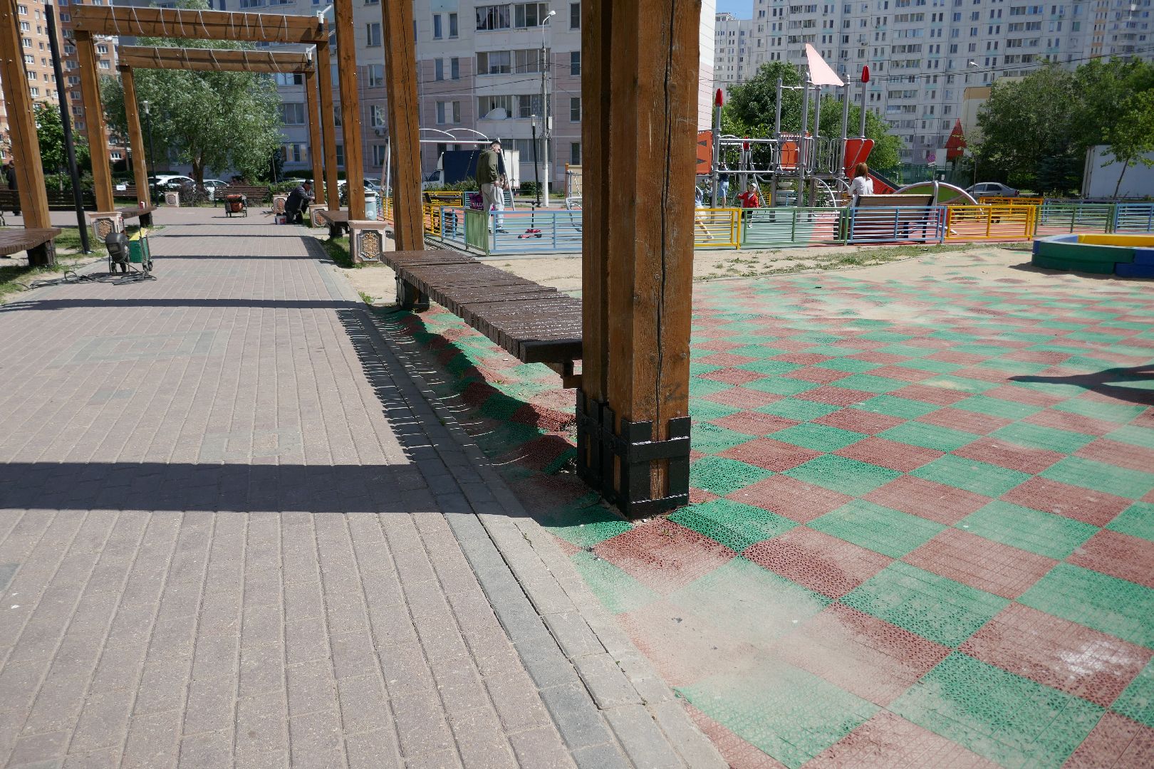 Подольск, благоустройство, коммунальщики, скамейки