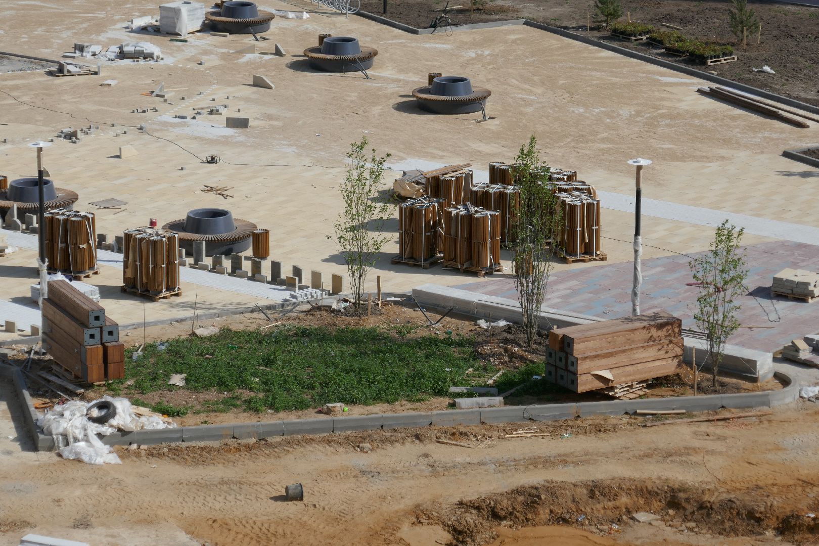 Подольск, благоустройство, озеленение, бульвар 65-летия Побдеды