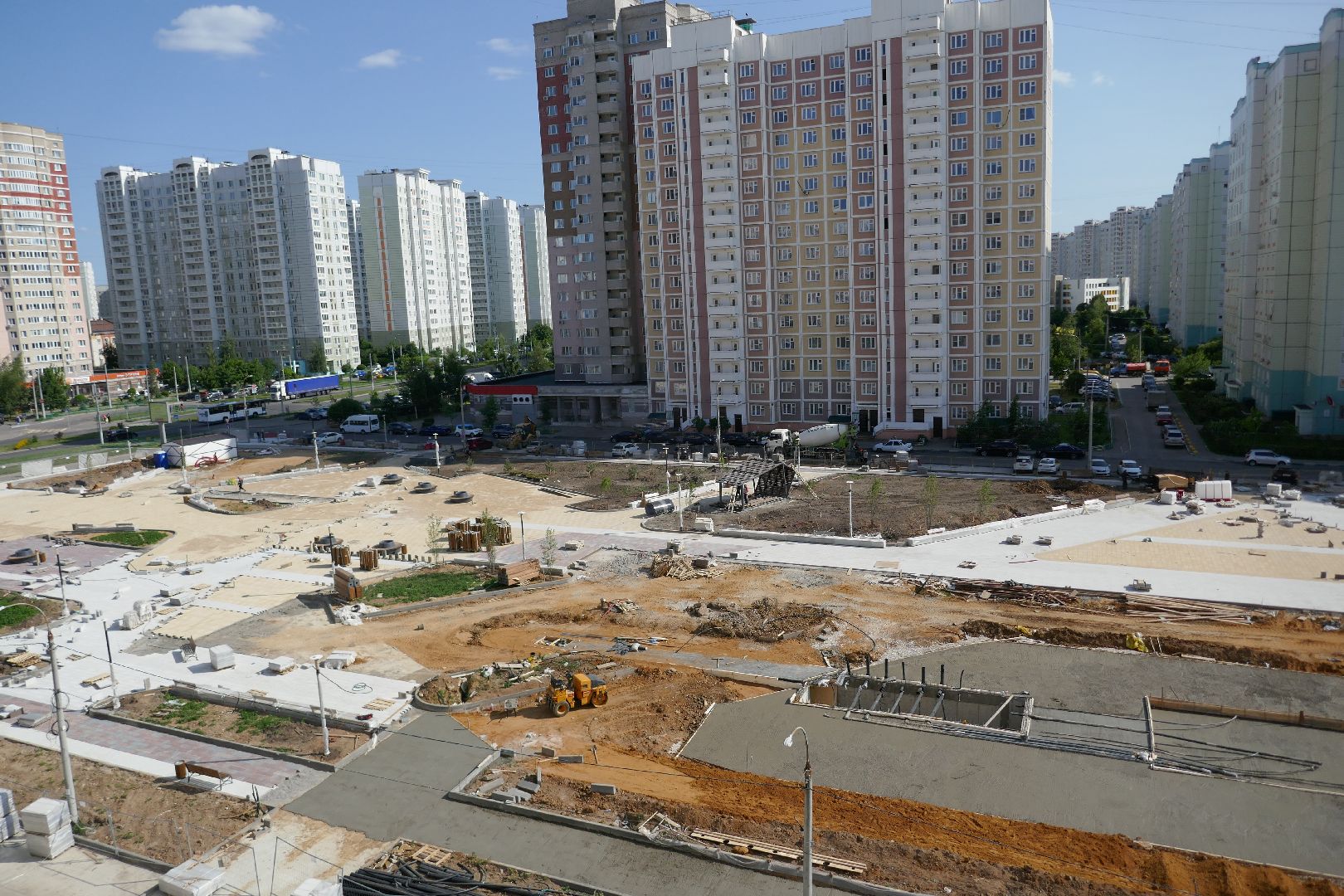 Подольск, благоустройство, озеленение, бульвар 65-летия Побдеды