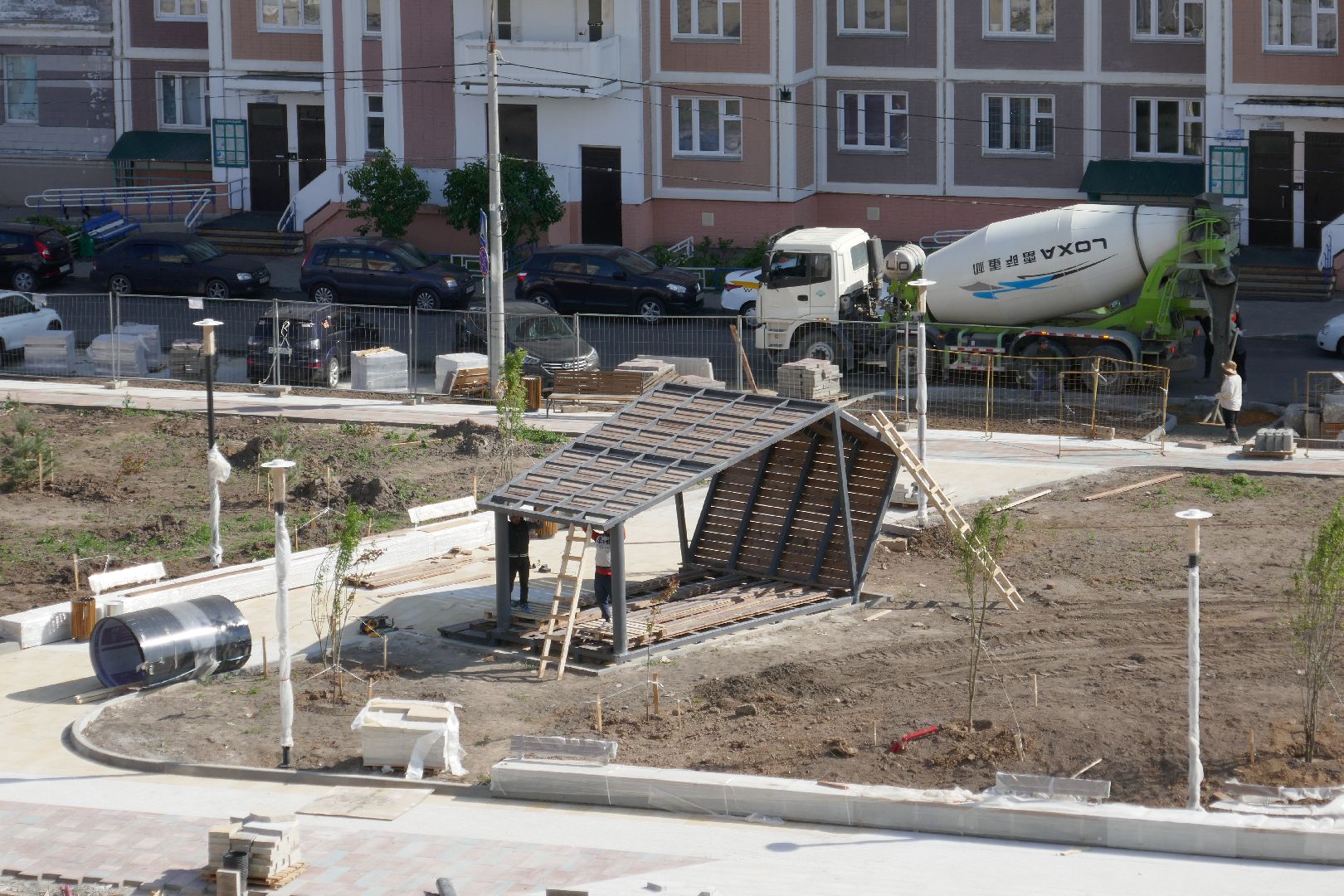 Подольск, благоустройство, озеленение, бульвар 65-летия Побдеды