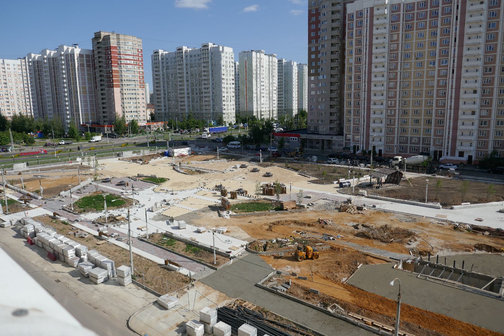 Подольск, благоустройство, озеленение, бульвар 65-летия Побдеды