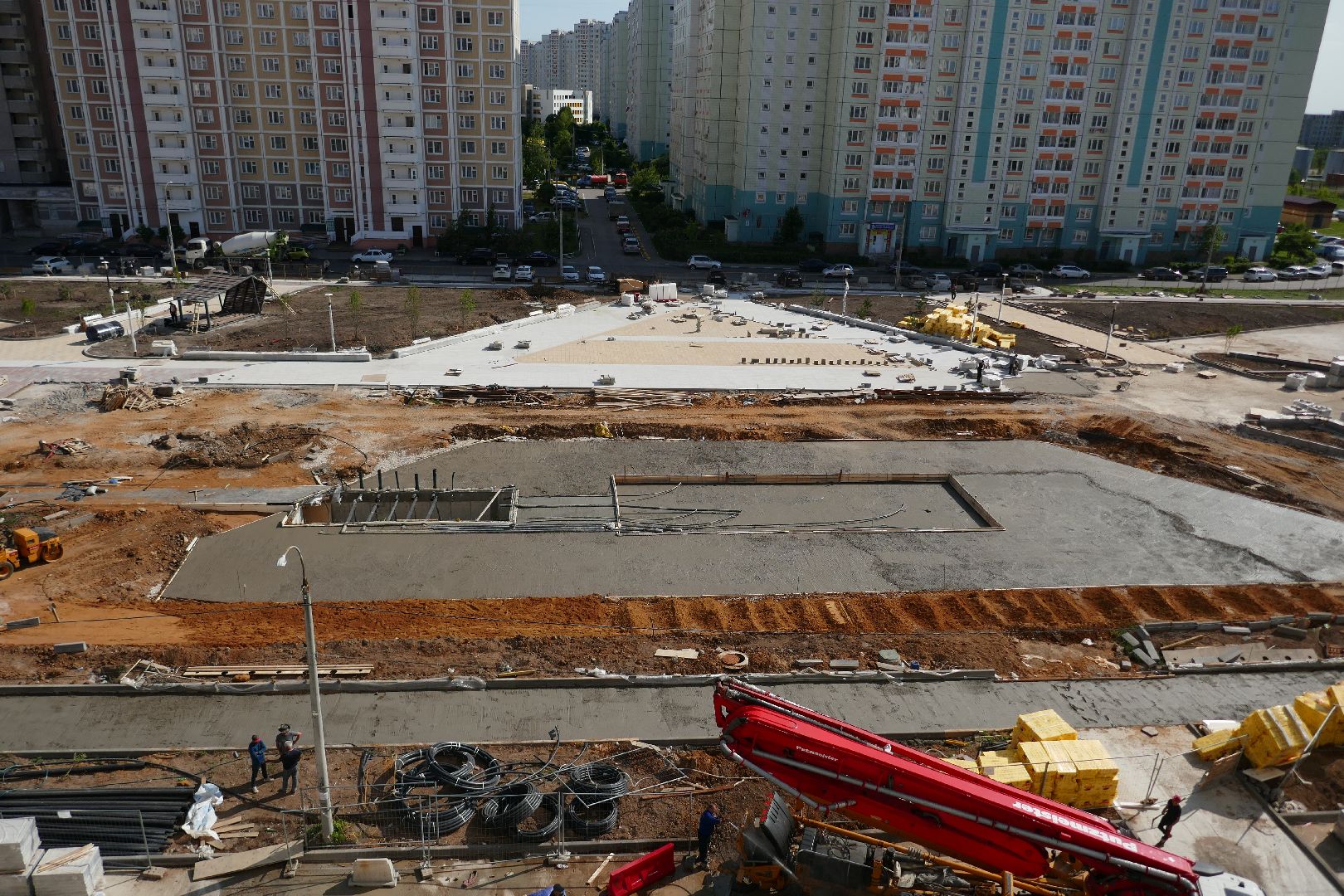 Подольск, благоустройство, озеленение, бульвар 65-летия Побдеды