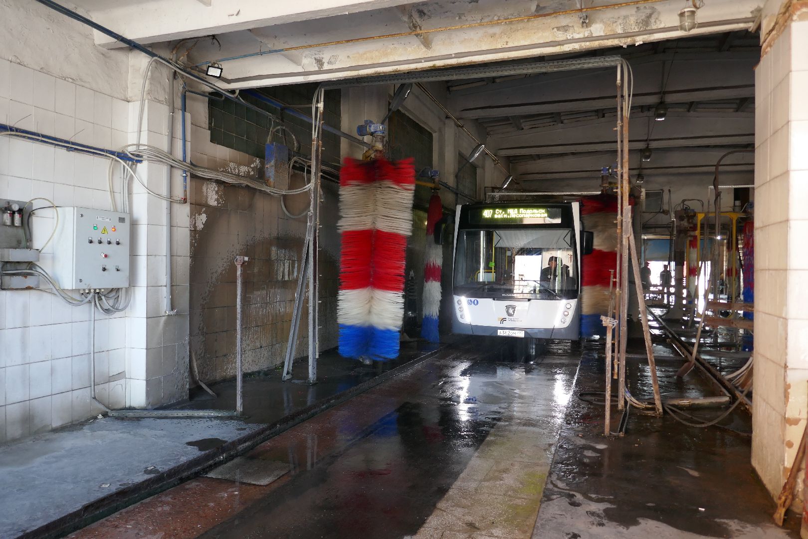 Подольск, транспорт, автобус, чистота, акция