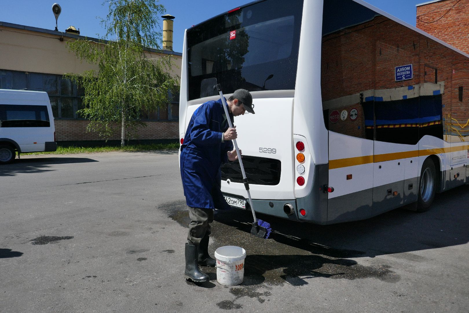 Подольск, транспорт, автобус, чистота, акция