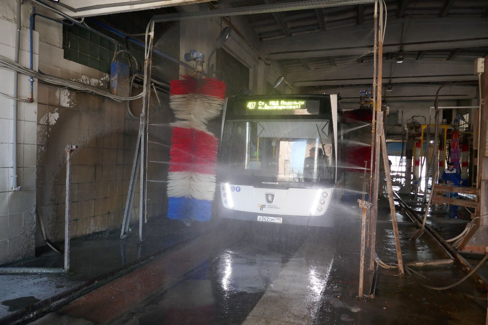 Подольск, транспорт, автобус, чистота, акция