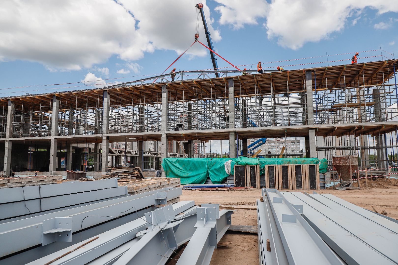 строительство ФОК, Домодедово