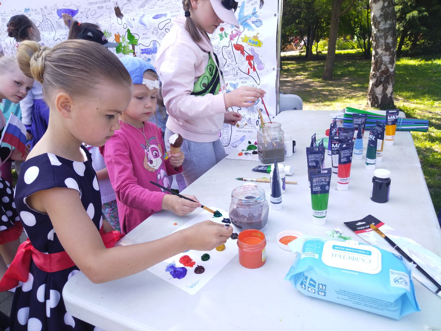 День России, Мытищи, флешмоб