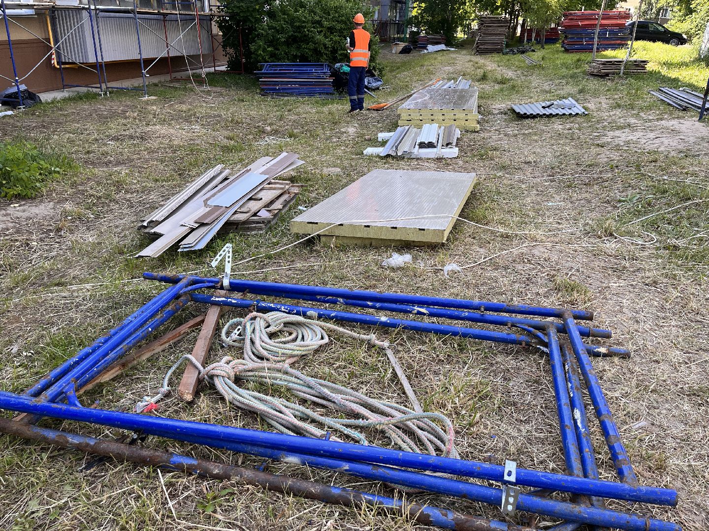 Шаховская, облицовка, строительство