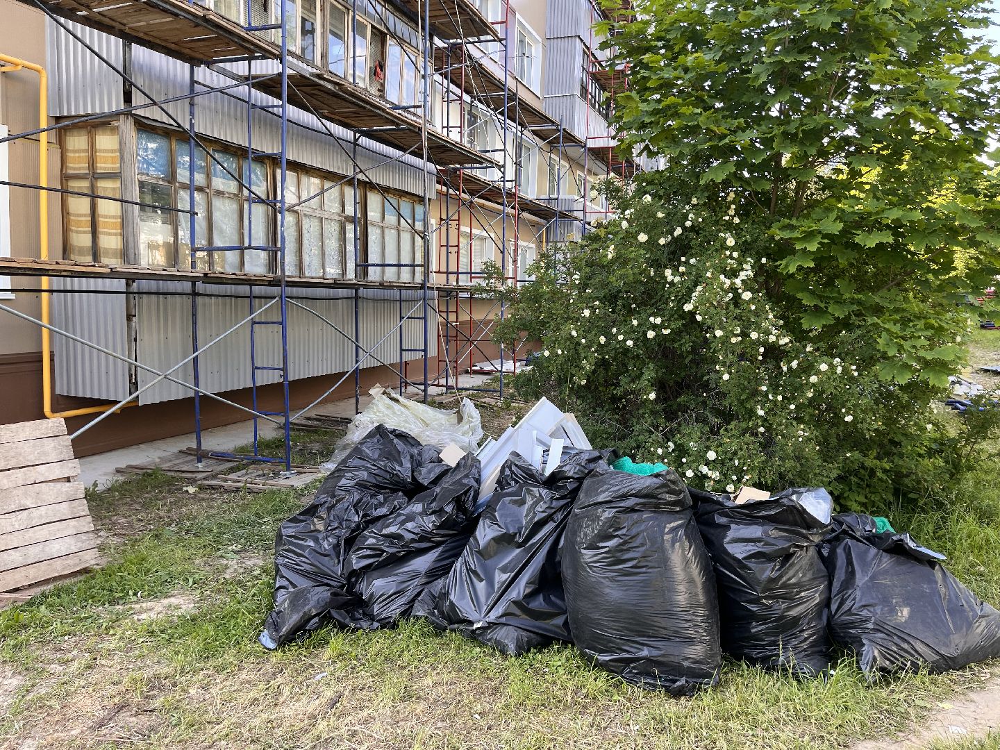 Шаховская, облицовка, строительство