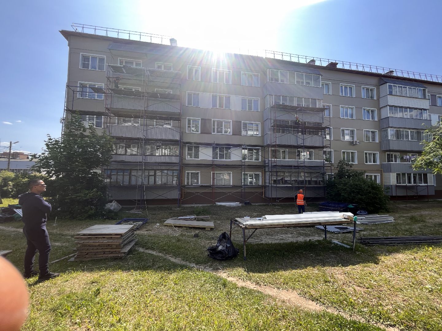 Шаховская, облицовка, строительство