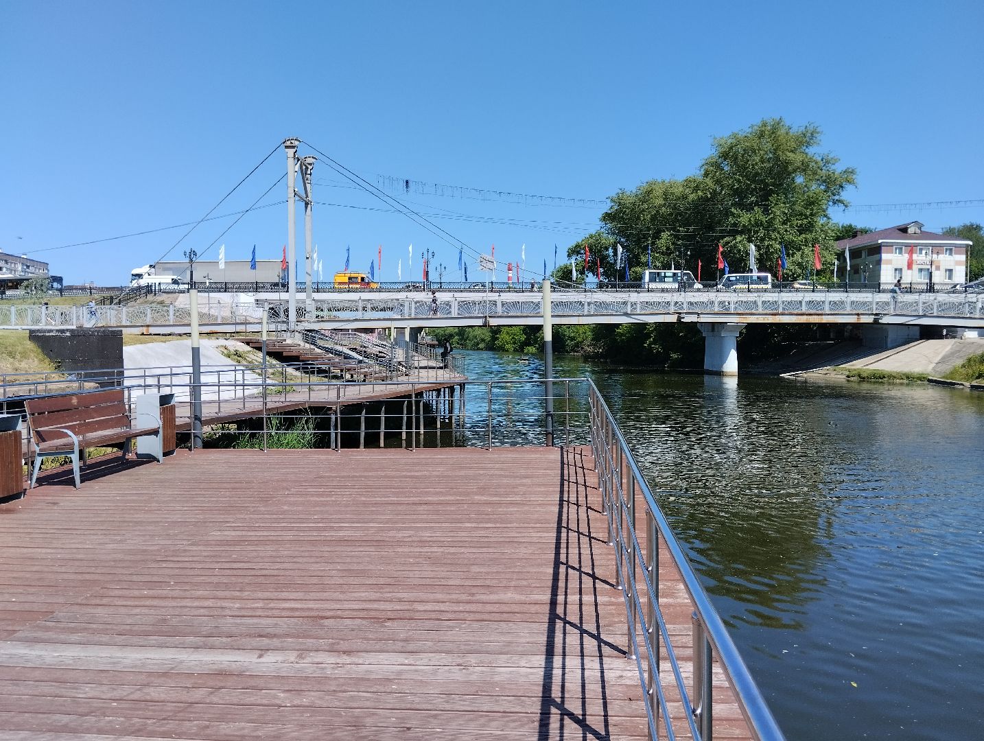 Благоустройство, набережная, Клязьма, Ногинск, Богородский городской округ