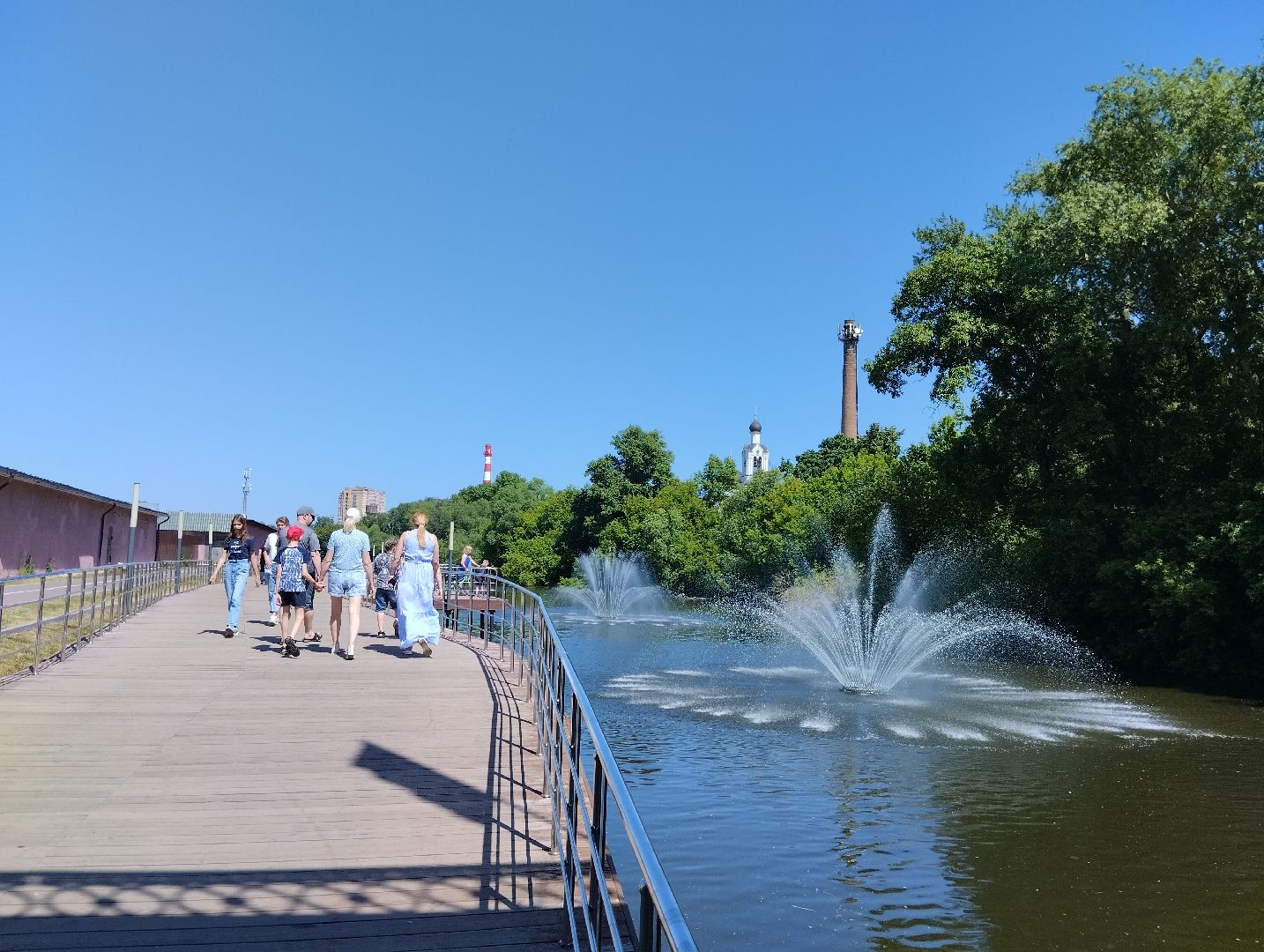 Благоустройство, набережная, Клязьма, Ногинск, Богородский городской округ