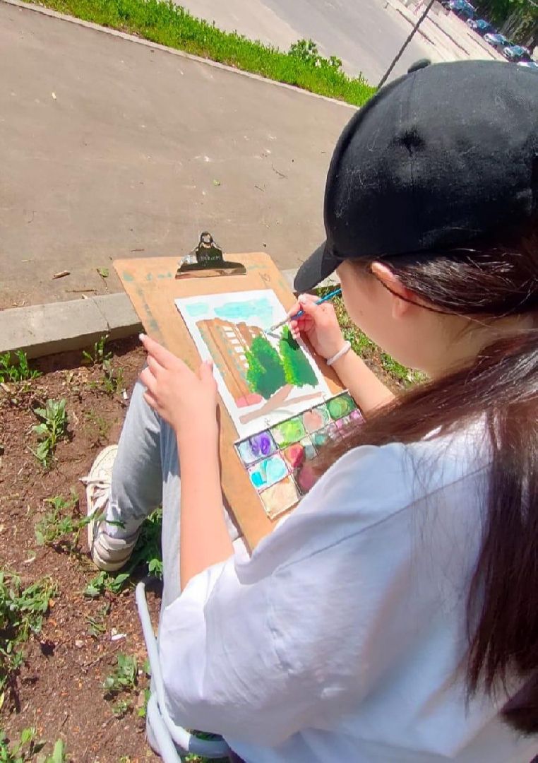 Красноармейск, Пушкинский, пленэр, юные художники, дополнительное образование
