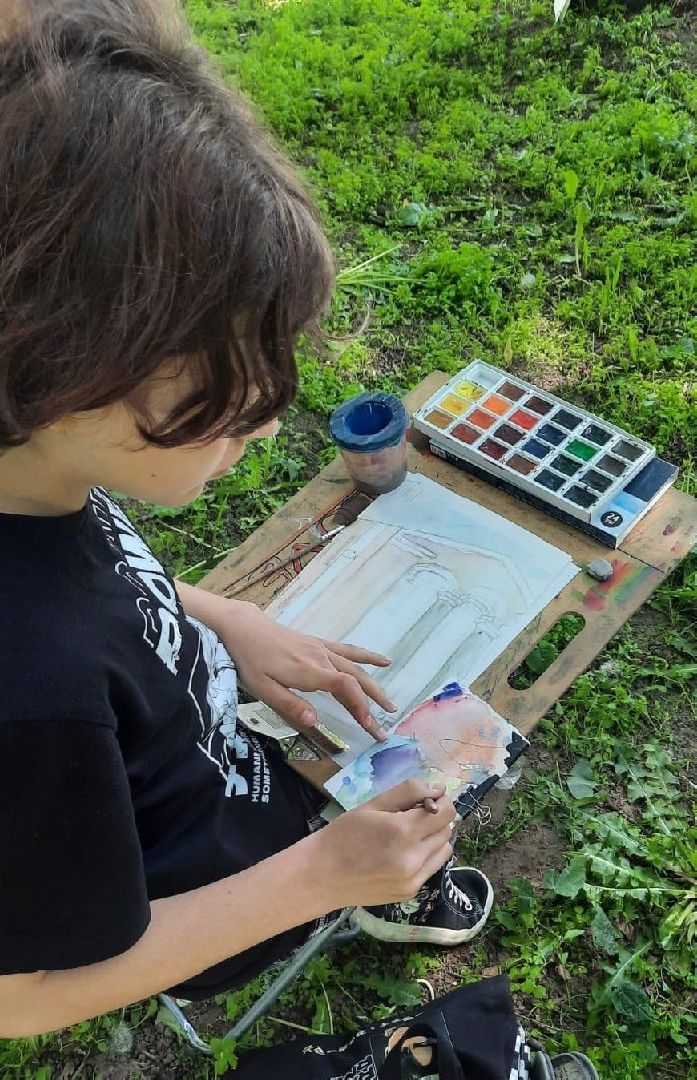 Красноармейск, Пушкинский, пленэр, юные художники, дополнительное образование