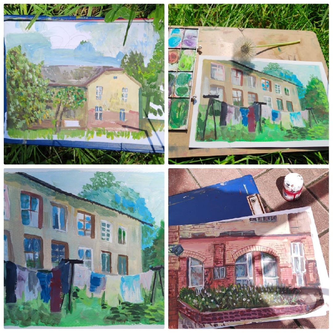 Красноармейск, Пушкинский, пленэр, юные художники, дополнительное образование