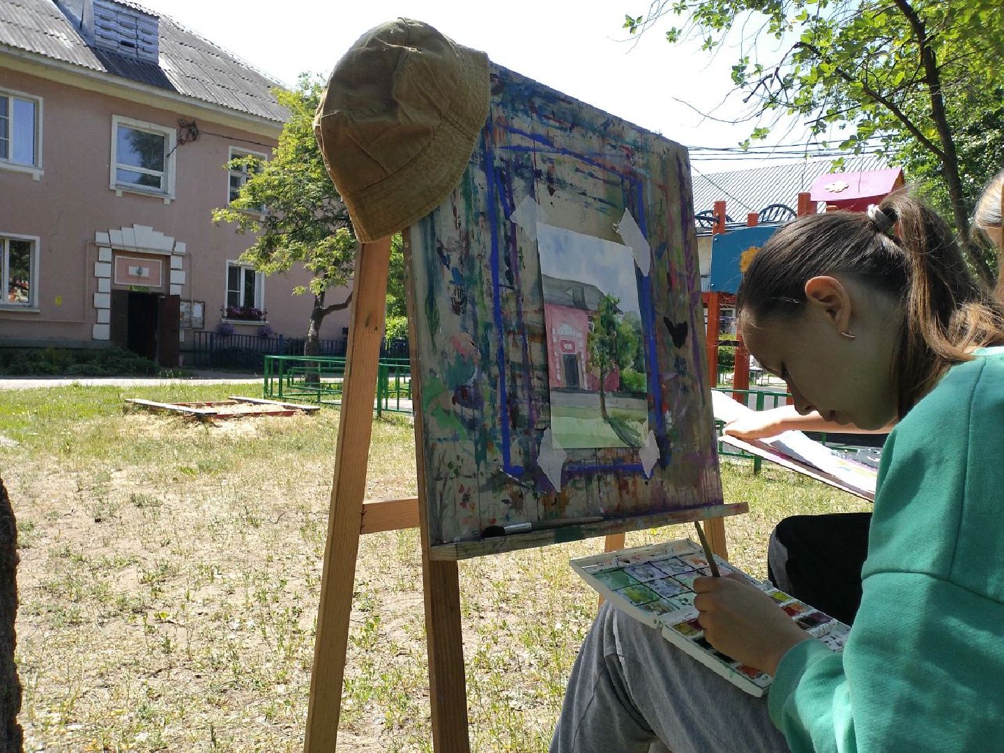 пленэр, детская школа искусств, живопись, природа, Лосино-Петровский