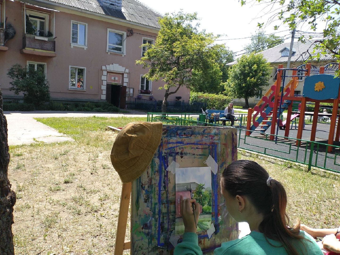 пленэр, детская школа искусств, живопись, природа, Лосино-Петровский