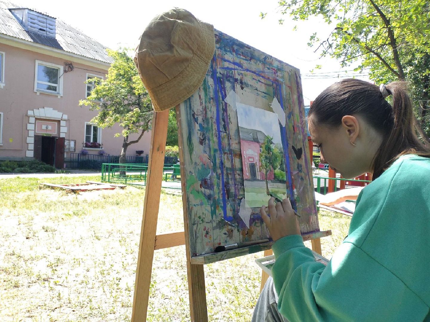 пленэр, детская школа искусств, живопись, природа, Лосино-Петровский