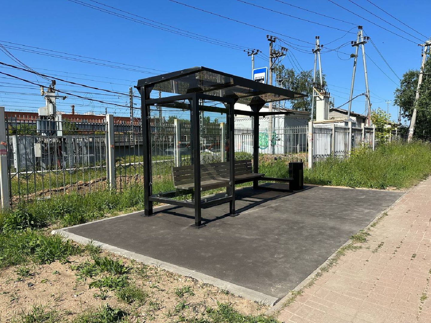 Реутов, благоустройство, остановки, лавочки, урны