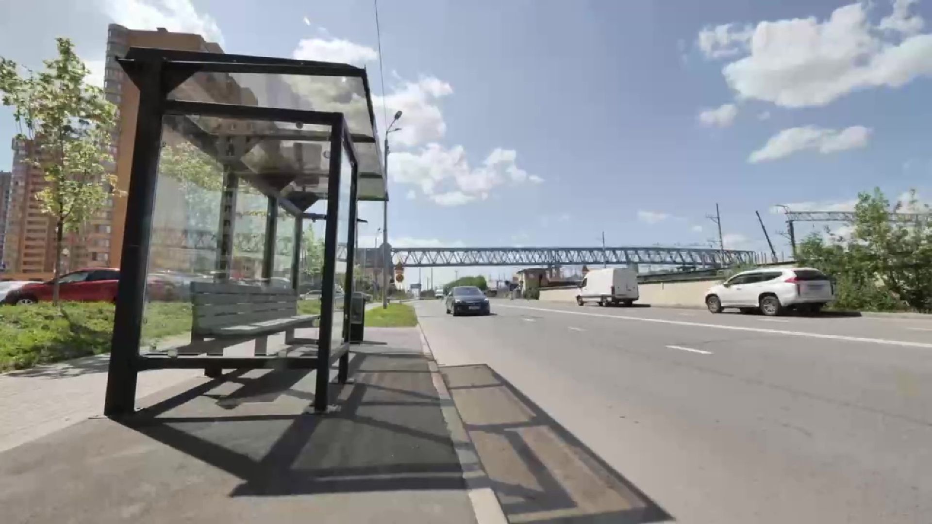 Реутов, благоустройство, остановки, лавочки, урны