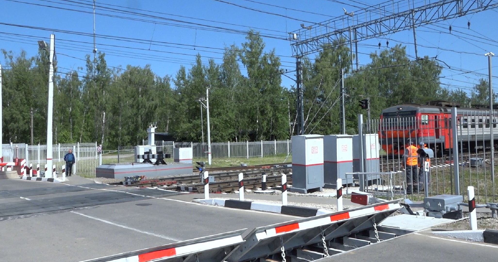 День железнодорожных переездов, Домодедово