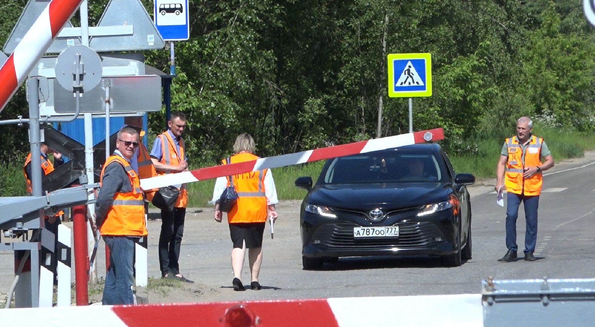 День железнодорожных переездов, Домодедово