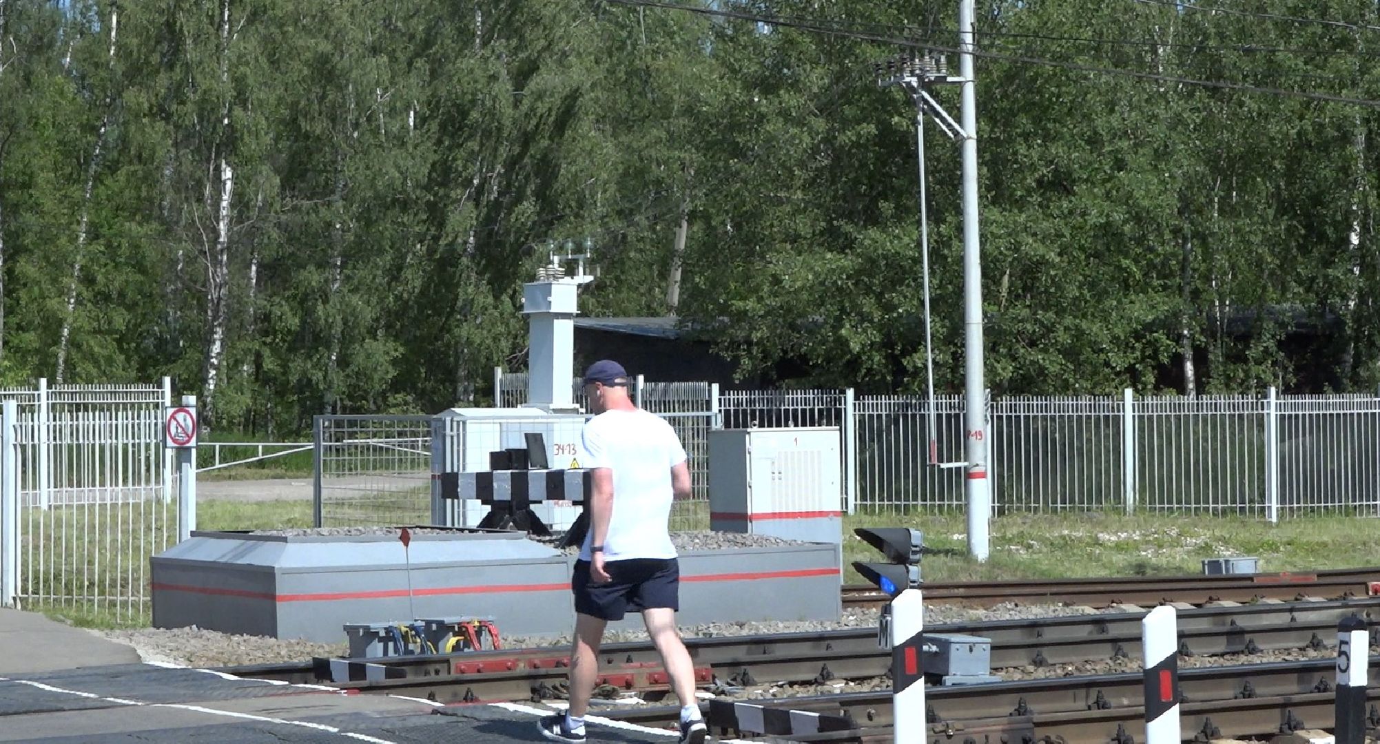 День железнодорожных переездов, Домодедово