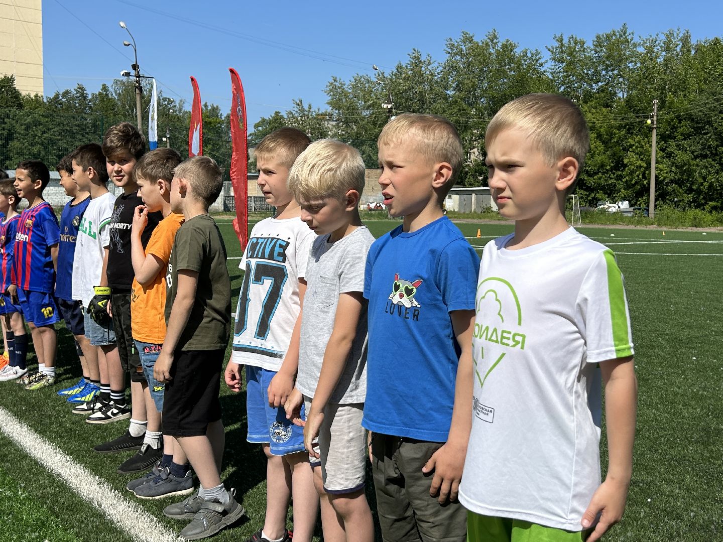 Спорт, футбол, лагерь, дети, Фрязино