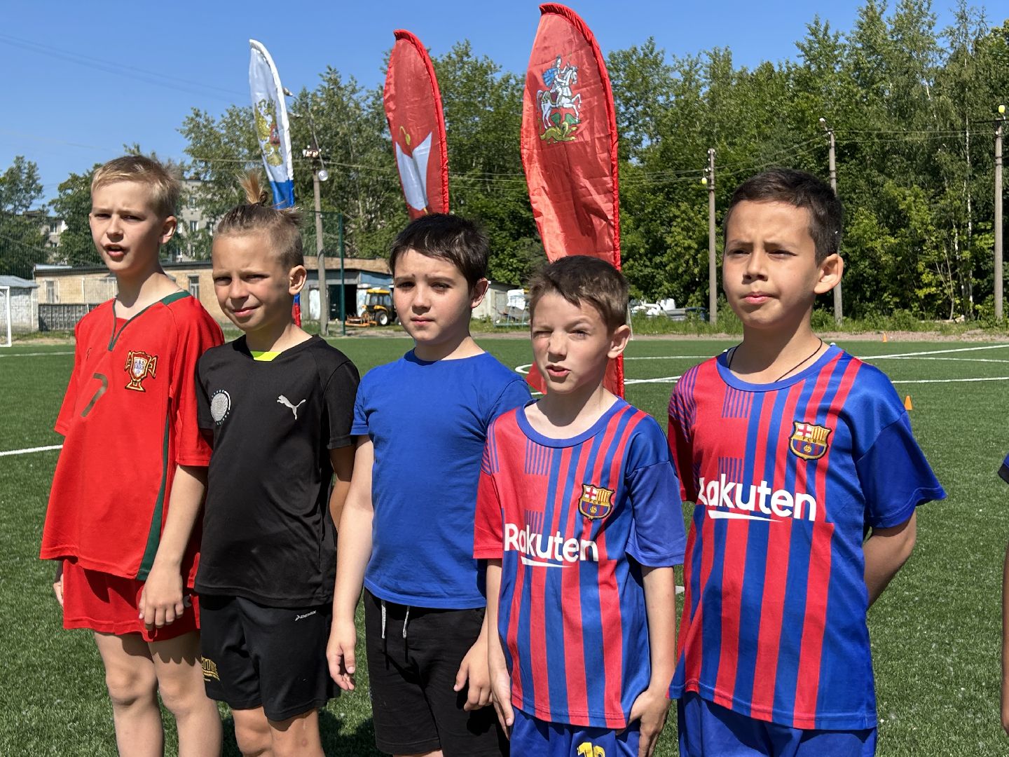 Спорт, футбол, лагерь, дети, Фрязино