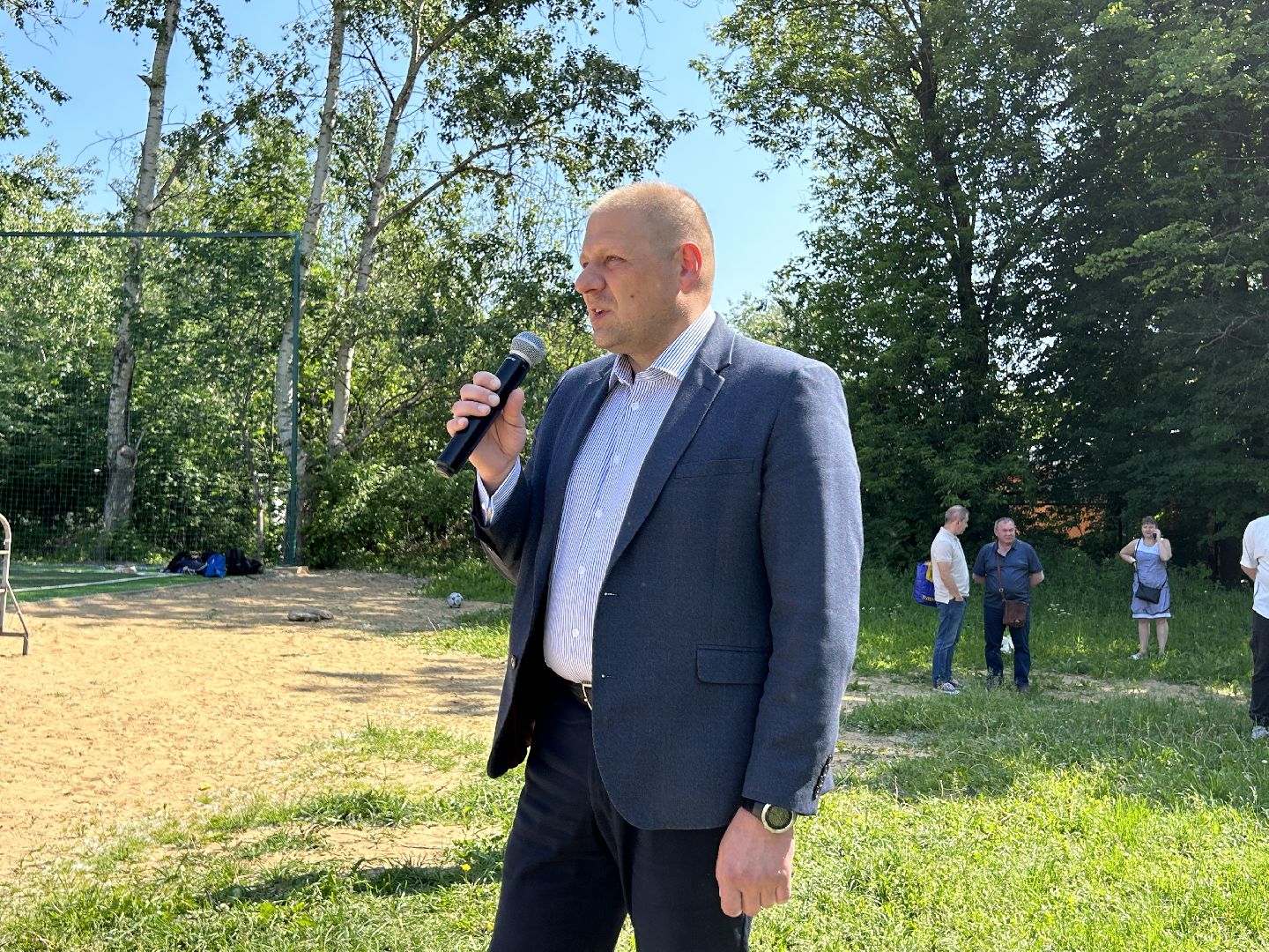 Спорт, футбол, лагерь, дети, Фрязино