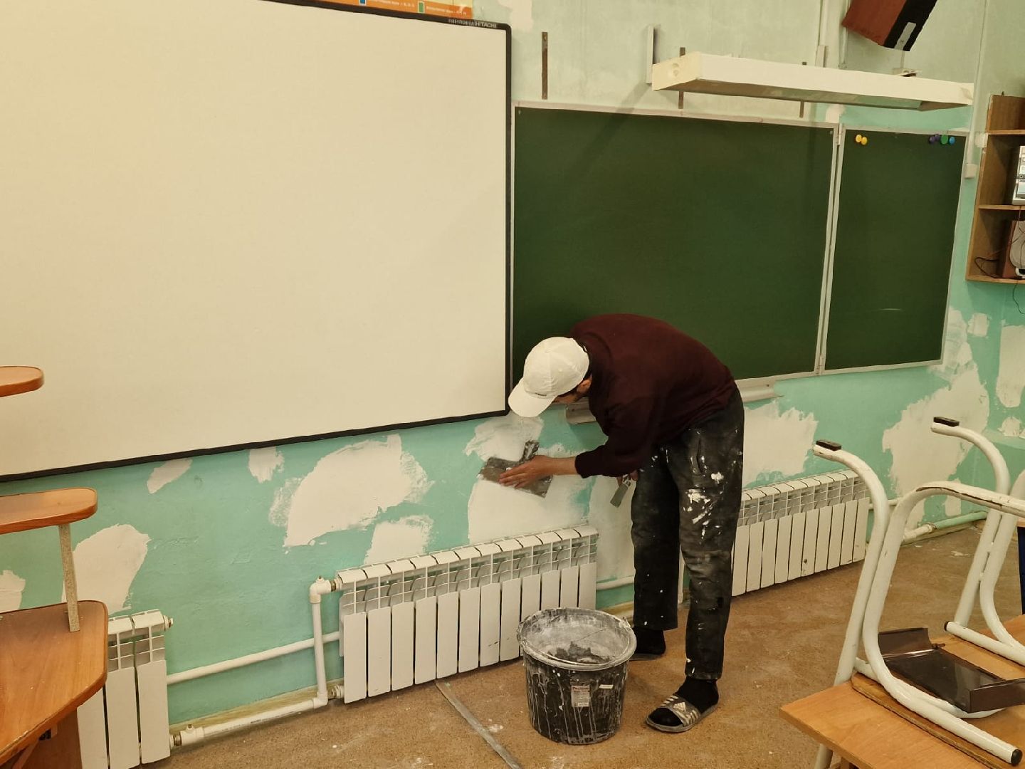 Химки, школа, благоустройство, ремонт школы