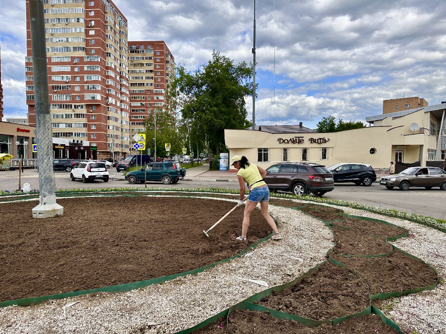 Клин, благоустройство, перемены, цветы, лето