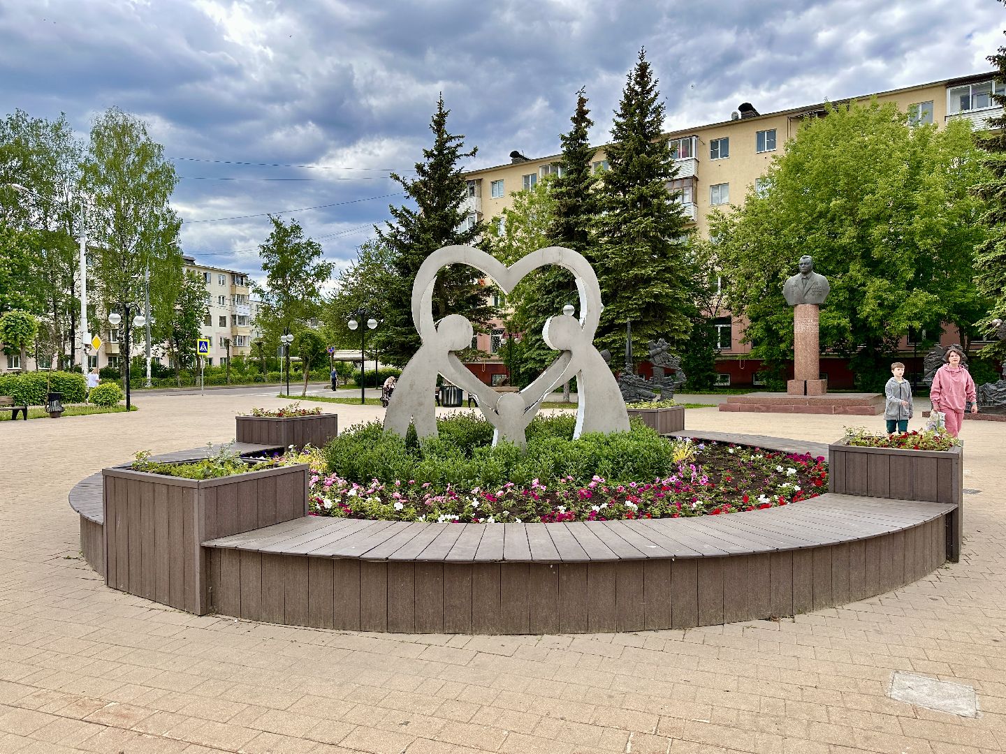 Клин, благоустройство, перемены, цветы, лето