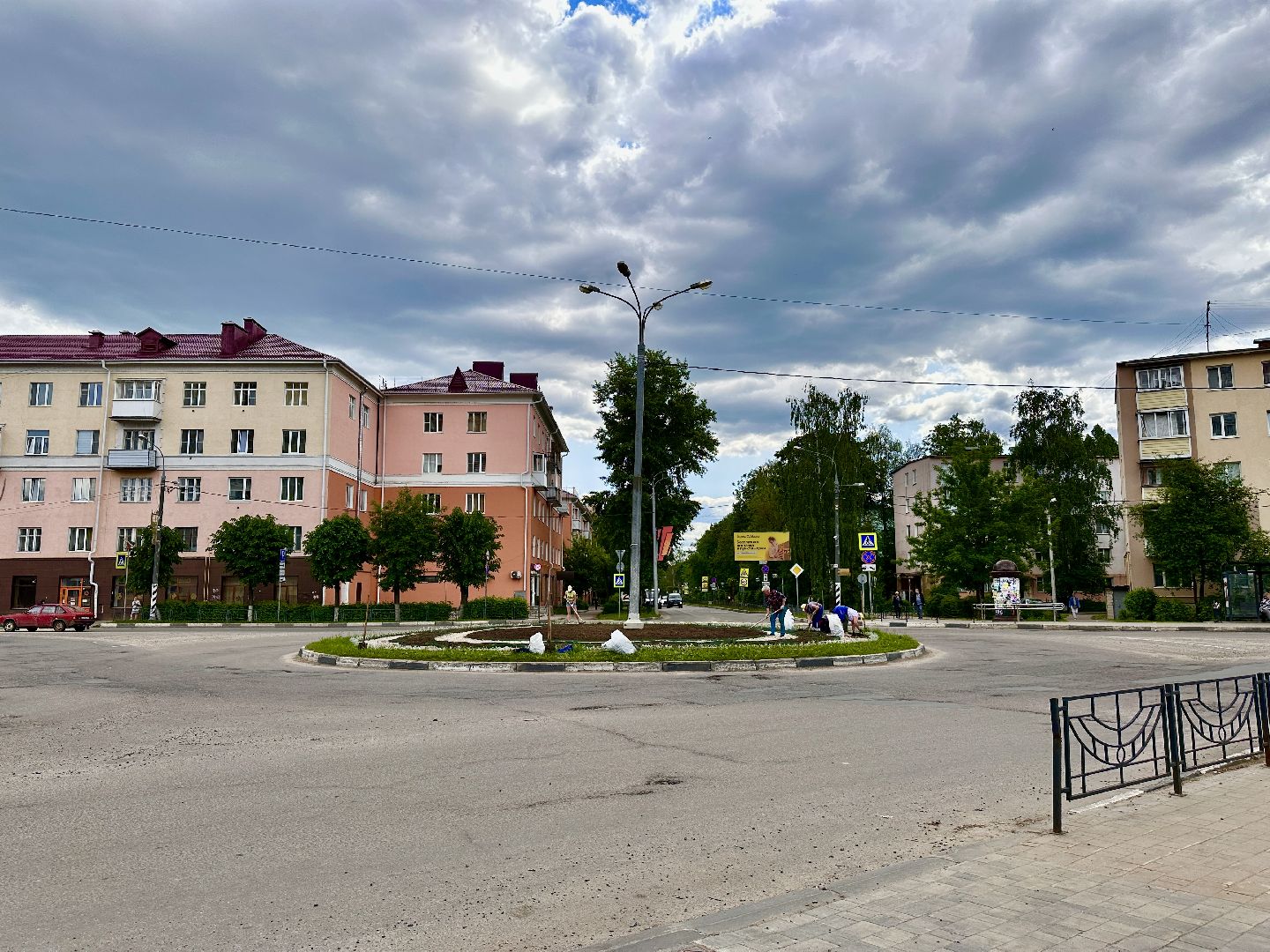 Клин, благоустройство, перемены, цветы, лето